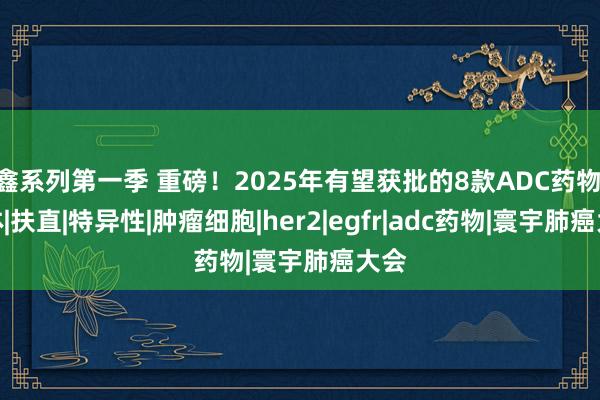 鑫系列第一季 重磅！2025年有望获批的8款ADC药物|抗体|扶直|特异性|肿瘤细胞|her2|egfr|adc药物|寰宇肺癌大会